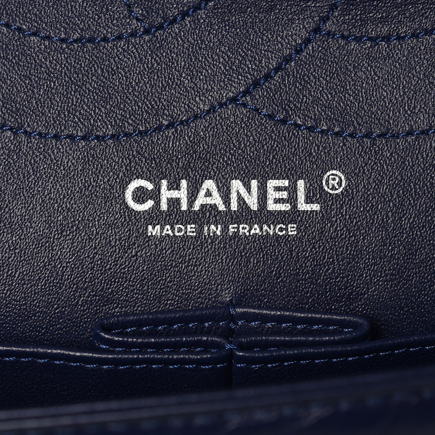 Chanel Aged Calfskin Quilted 2.55 Reissue 227 Flap Navy Blue 5 of 7