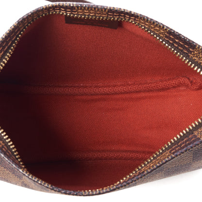 Louis Vuitton Damier Ebene Trousse Make Up Bag Pochette 7 of 9