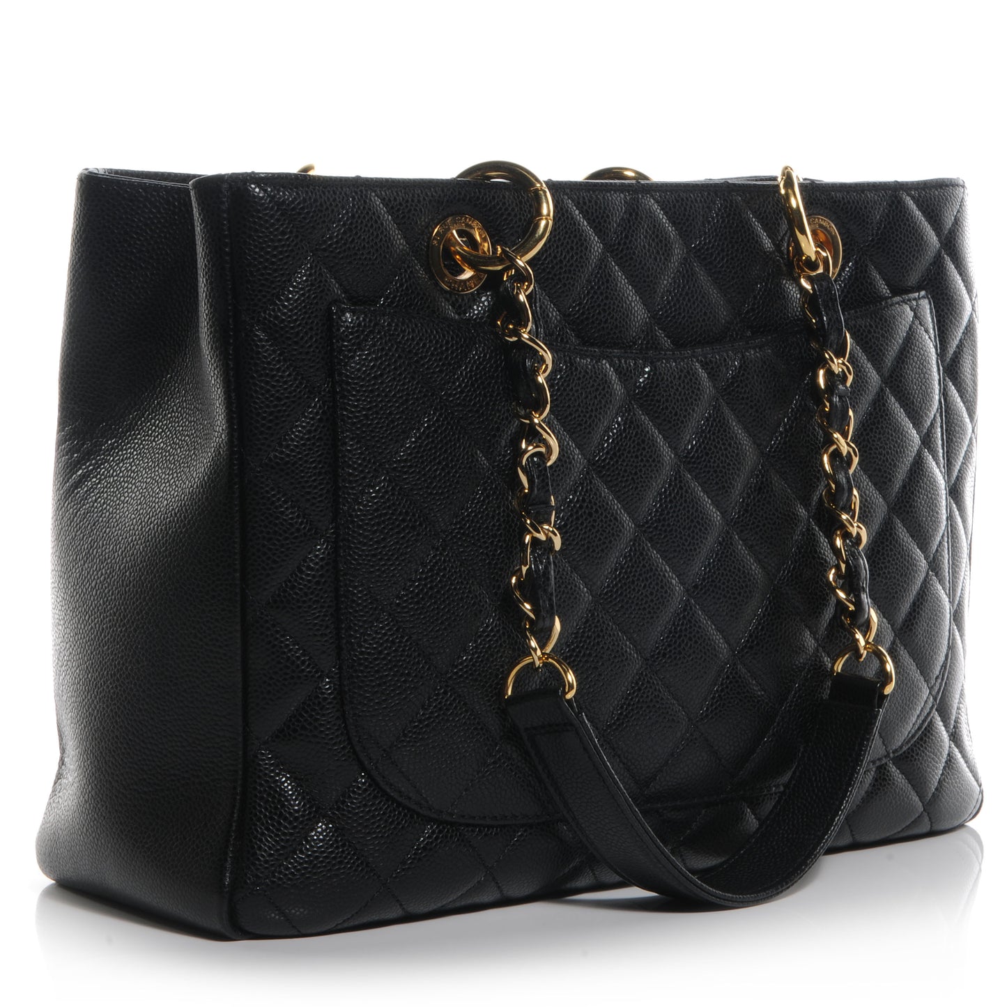 Caviar Grand Shopping Tote GST Black