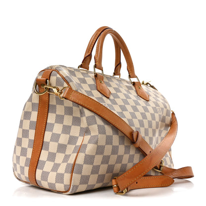 Louis Vuitton Damier Azur Speedy Bandouliere 30 3 of 10