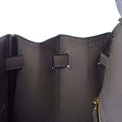 Hermes Veau Jonathan Birkin 25 Etain 16 of 31