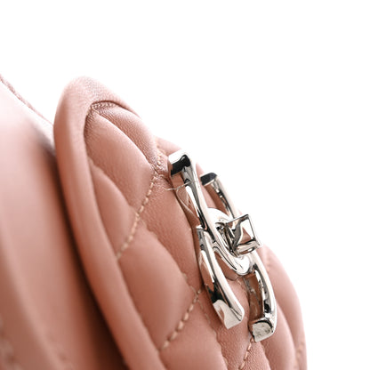 Chanel Lambskin Quilted CC Turnlock Loafers 40 Dark Pink 16 of 17