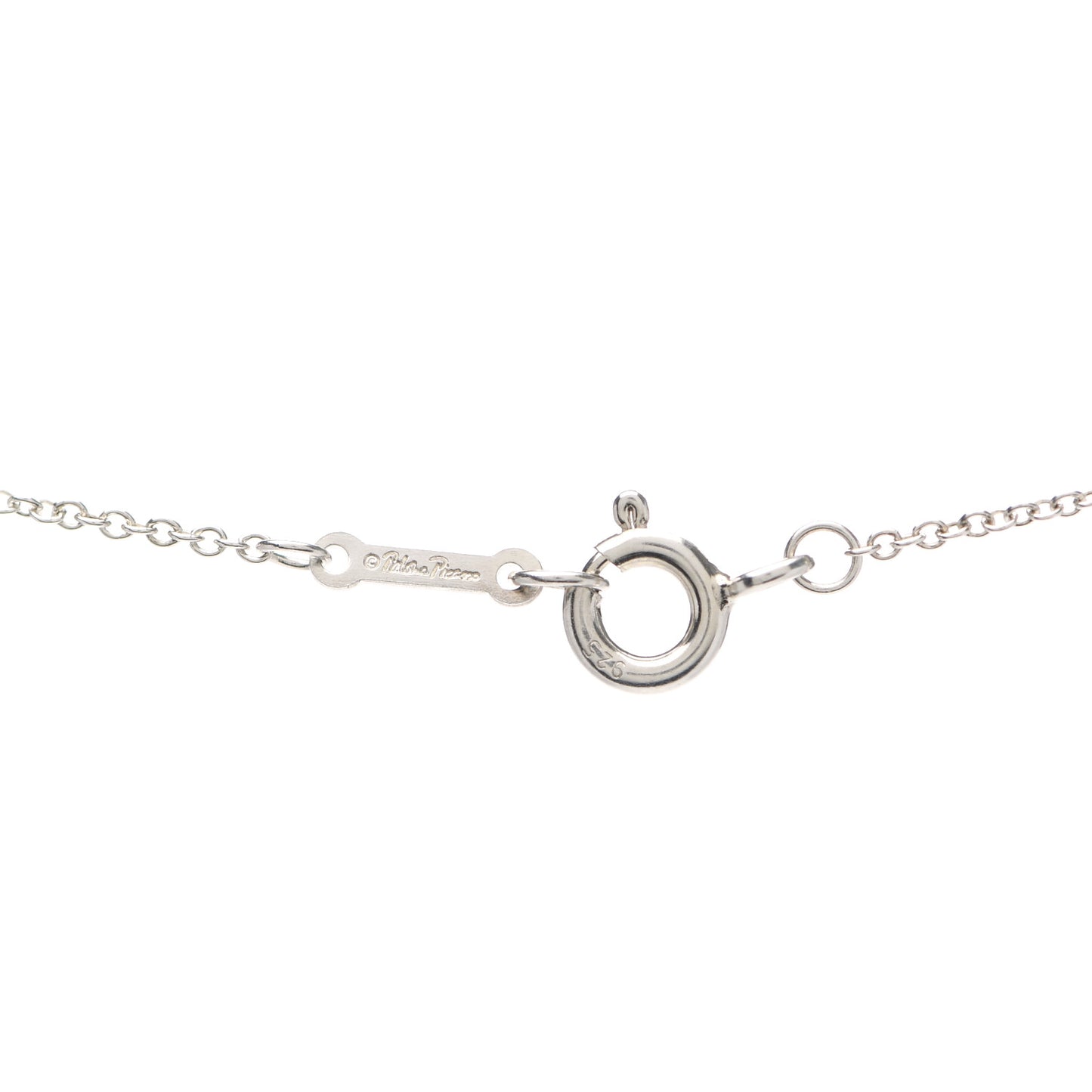 Sterling Silver Paloma Picasso Graffiti Love Pendant Necklace