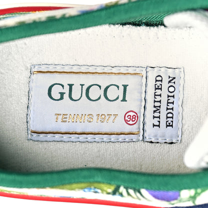 Gucci X KEN SCOTT Cotton Web Floral Womens 1977 Tennis Sneakers 38 Ivory Pink Mystic White 7 of 7