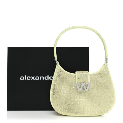 Alexander Wang Mesh Crystal Rhinestone Small Legacy Hobo Lemon Drop 7 of 7
