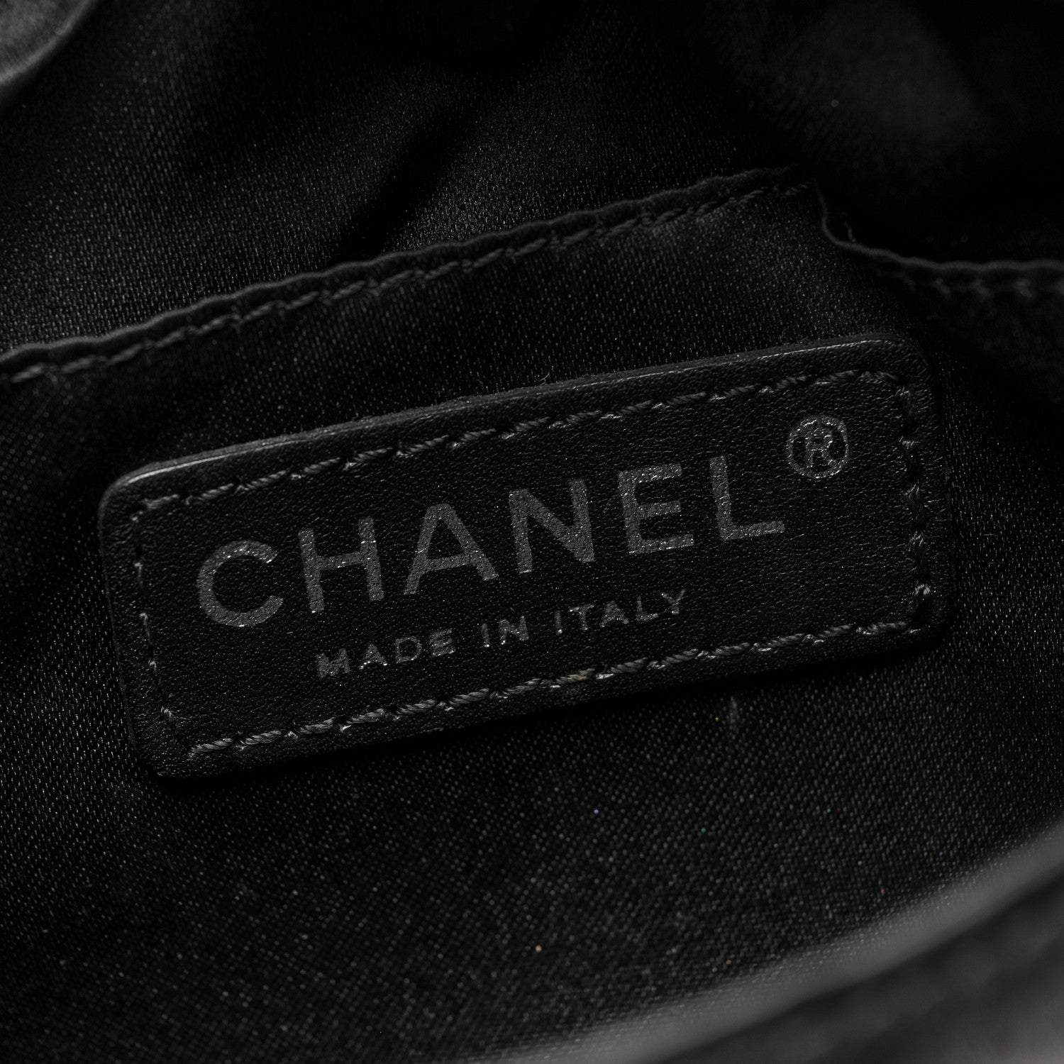 Chanel Satin Quilted Flap Clutch Clutch Black 6 of 10