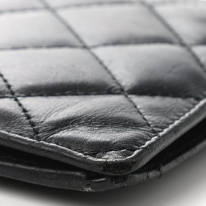 Chanel Calfskin Quilted Cambon Yen Wallet Black 6 of 6