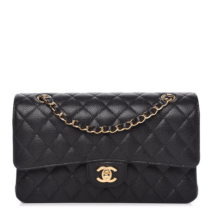 Chanel Caviar Quilted Medium Double Flap Black 1 of 11