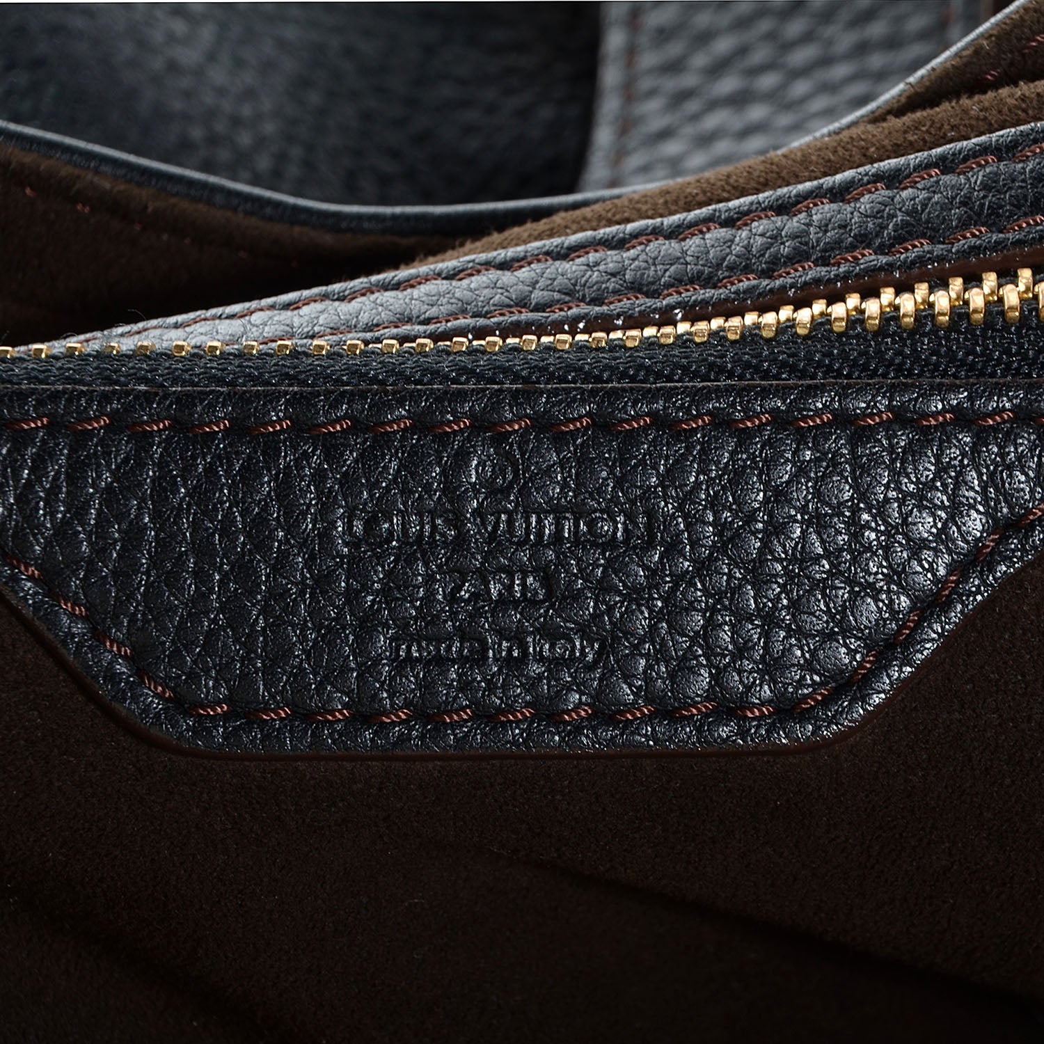 Louis Vuitton Mahina L Black 6 of 7