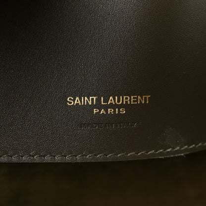Saint Laurent Shiny Calfskin Le 37 Bucket Bag Deep Musk 7 of 11