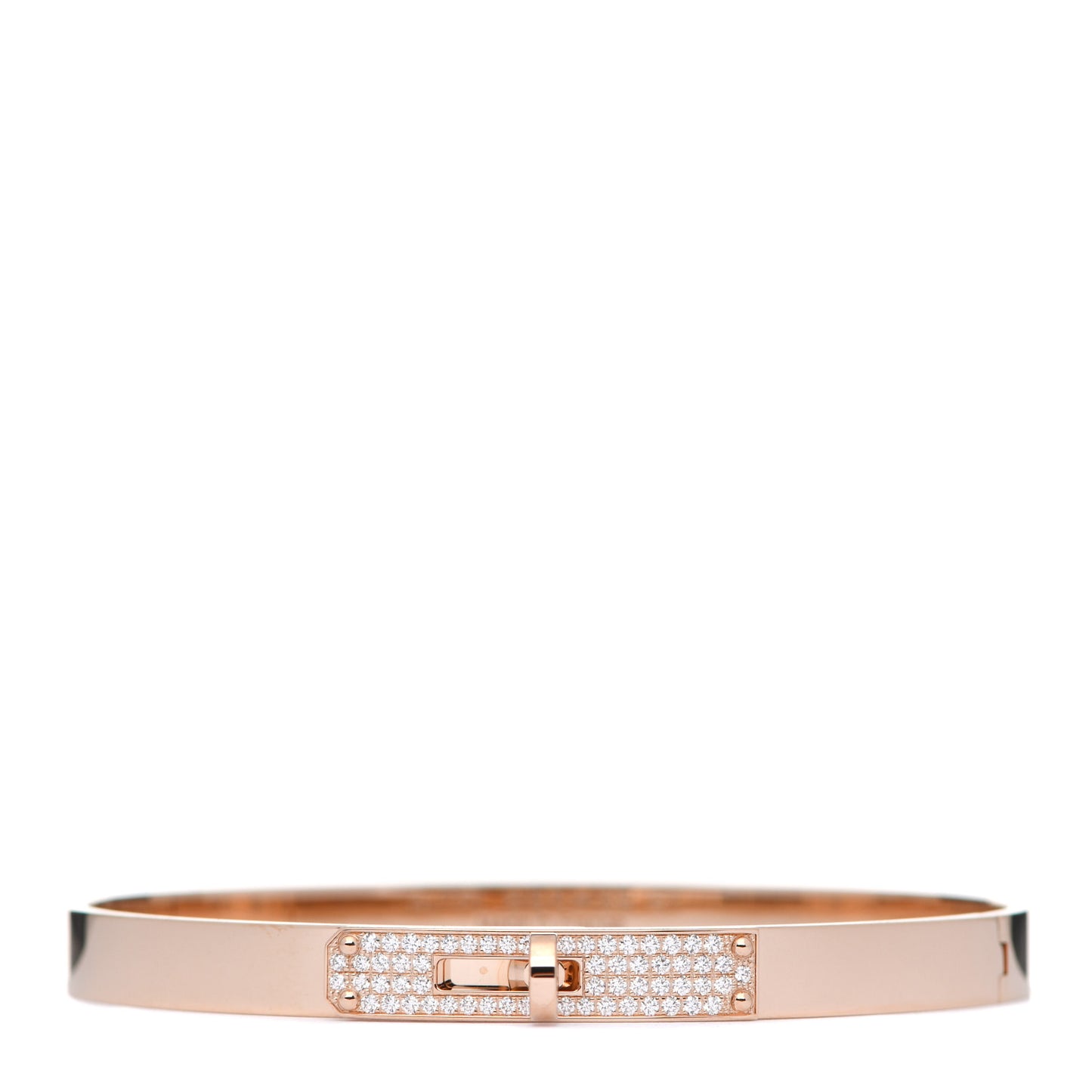18K Rose Gold Diamond PM Kelly Pave Bracelet ST