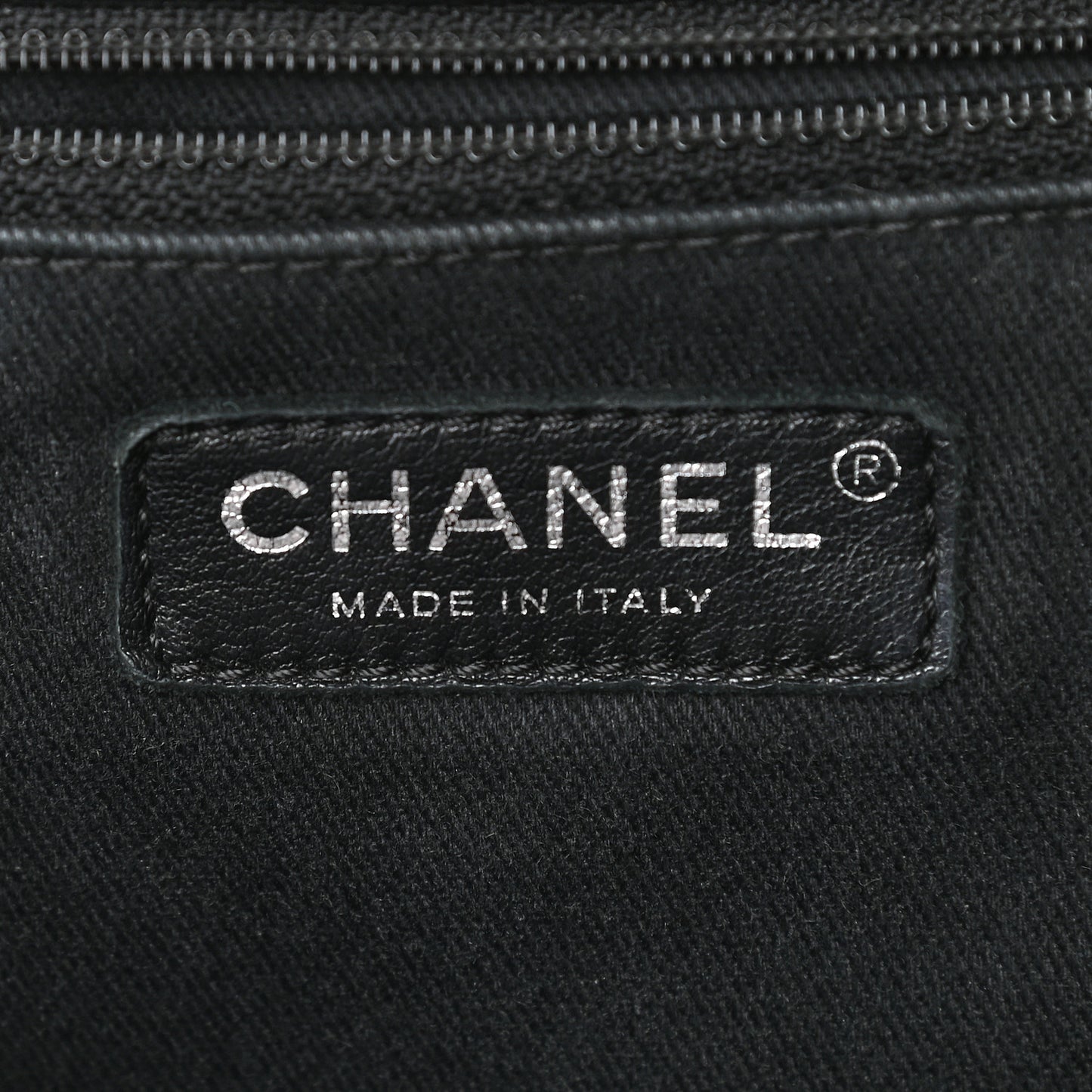 Grained Calfskin Stitched Flap Drawstring Backpack Black
