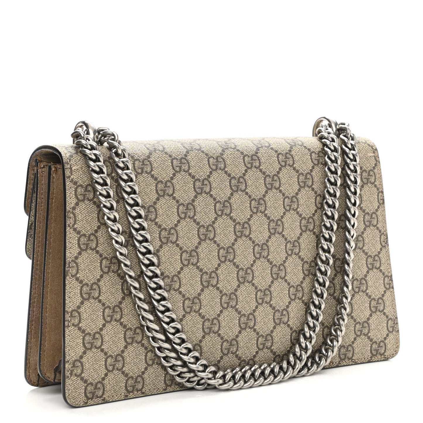 GG Supreme Monogram Small Dionysus Shoulder Bag Taupe
