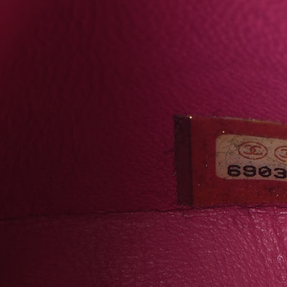 Chanel Lambskin Pony Hair Cigarette Case Pink 8 of 8