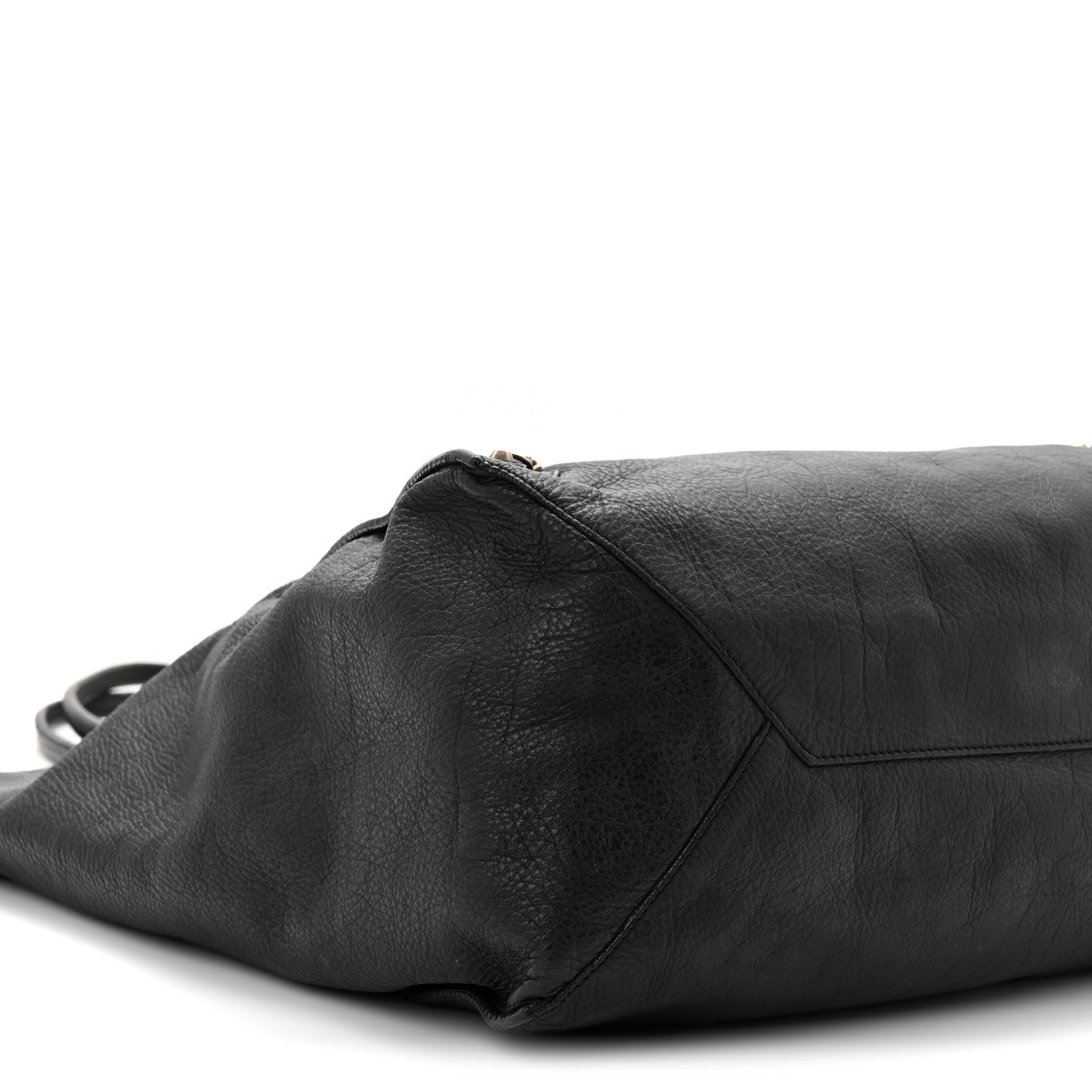 Balenciaga Veau Papier Basket Tote Black 9 of 12