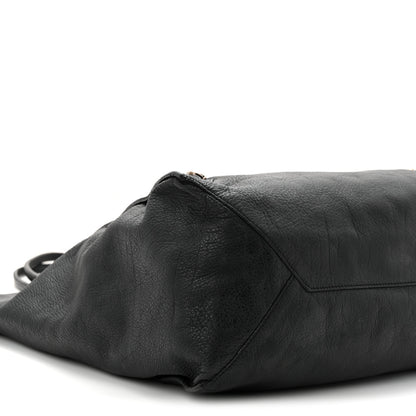 Balenciaga Veau Papier Basket Tote Black 9 of 12
