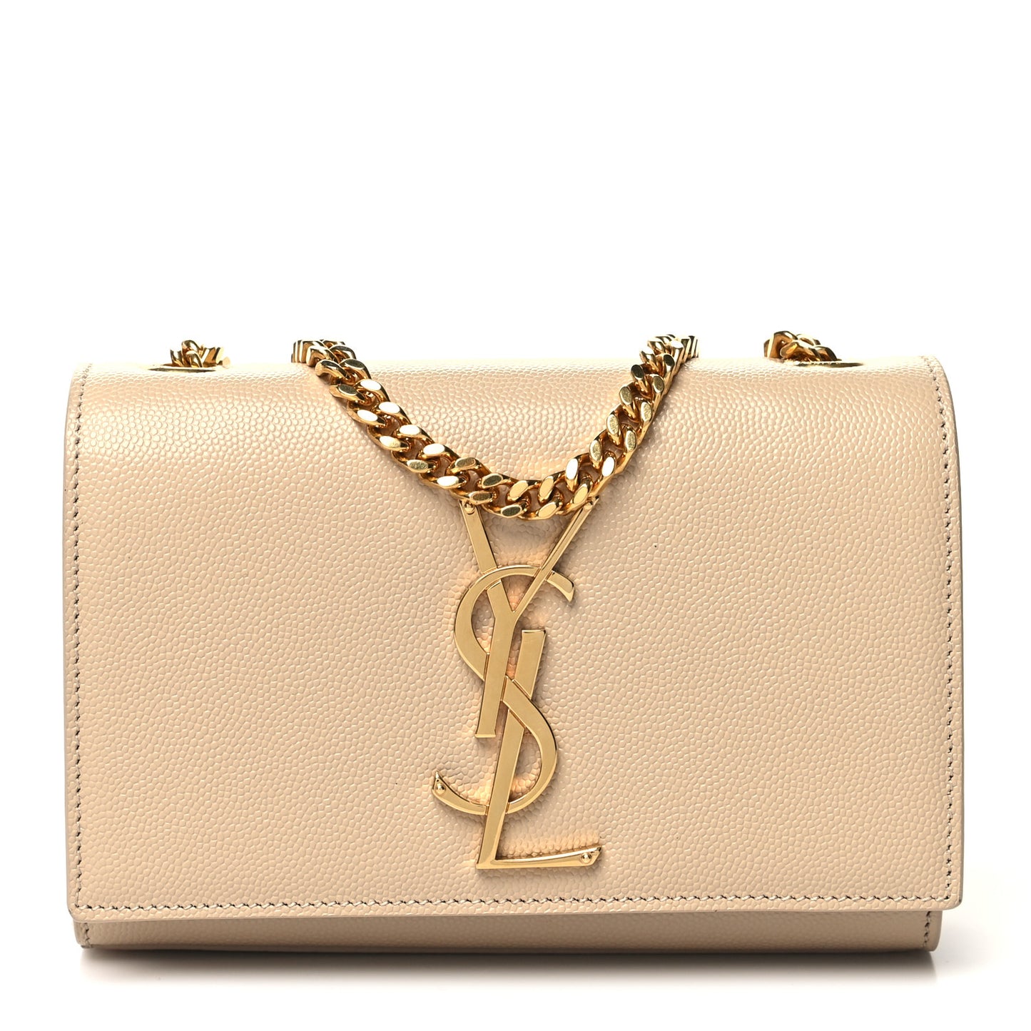 Grain De Poudre Small Monogram Kate Satchel Nude Powder