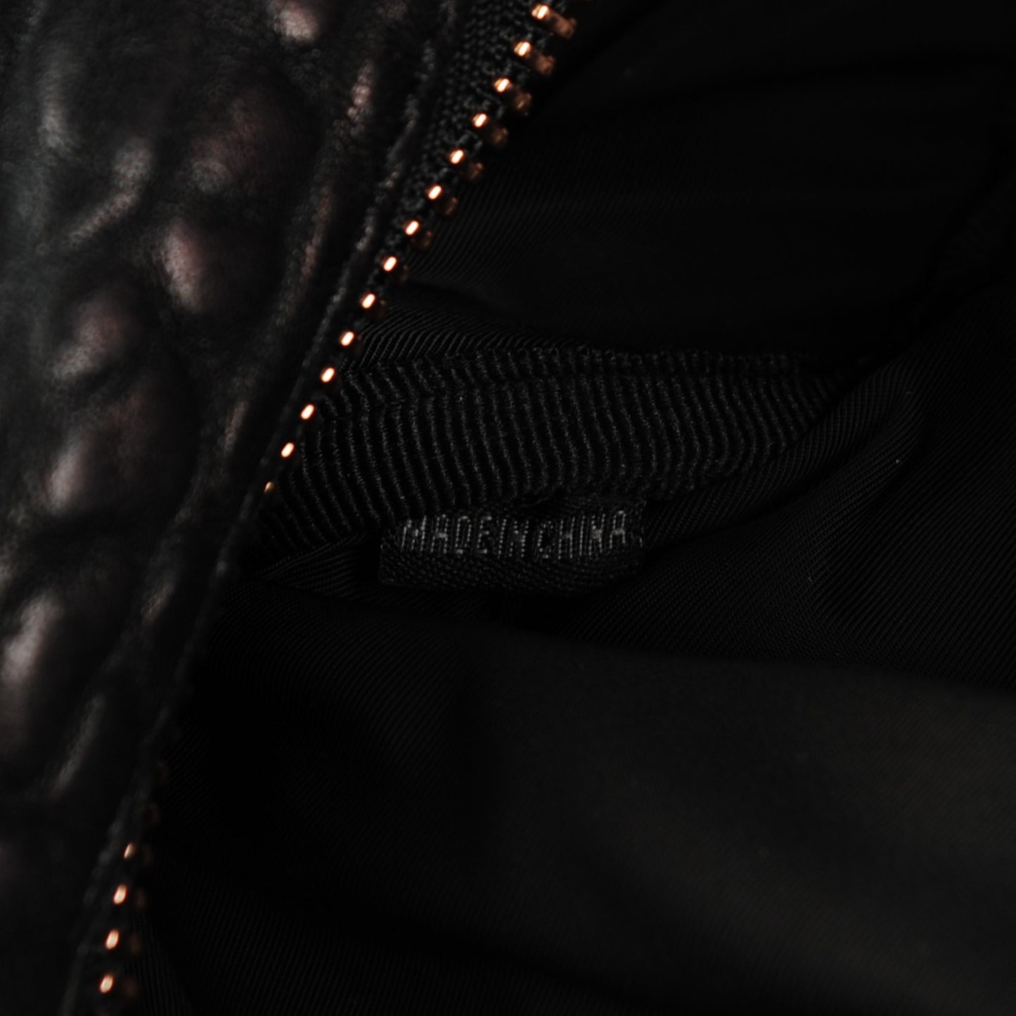 Pebbled Lambskin Rocco Black Pale Gold Hardware