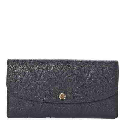 Louis Vuitton Empreinte Emilie Wallet Black Dune 1 of 7