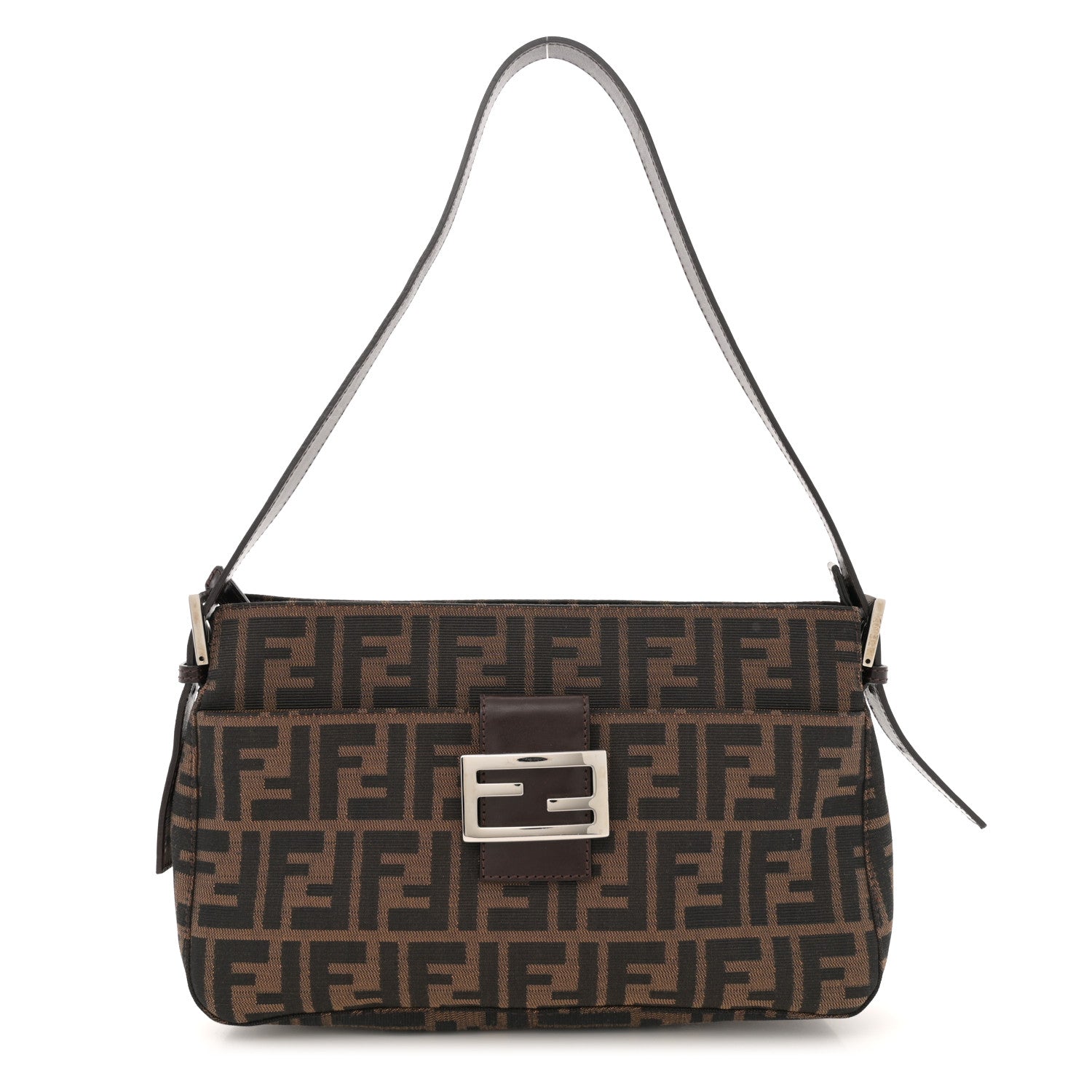 Fendi Zucca Shoulder Bag Tobacco 1 of 11
