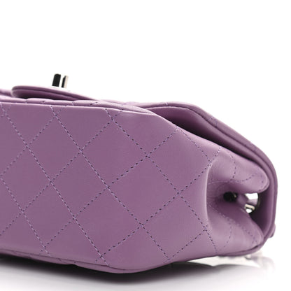 Chanel Lambskin Quilted Mini Square Flap Purple 10 of 10