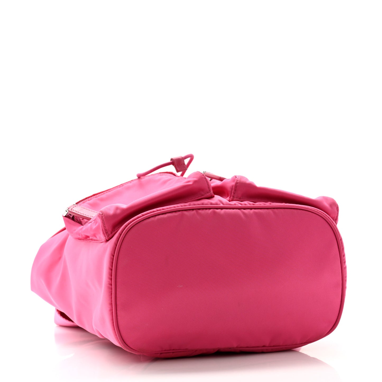 Nylon Vela Double Buckle Backpack Fuxia