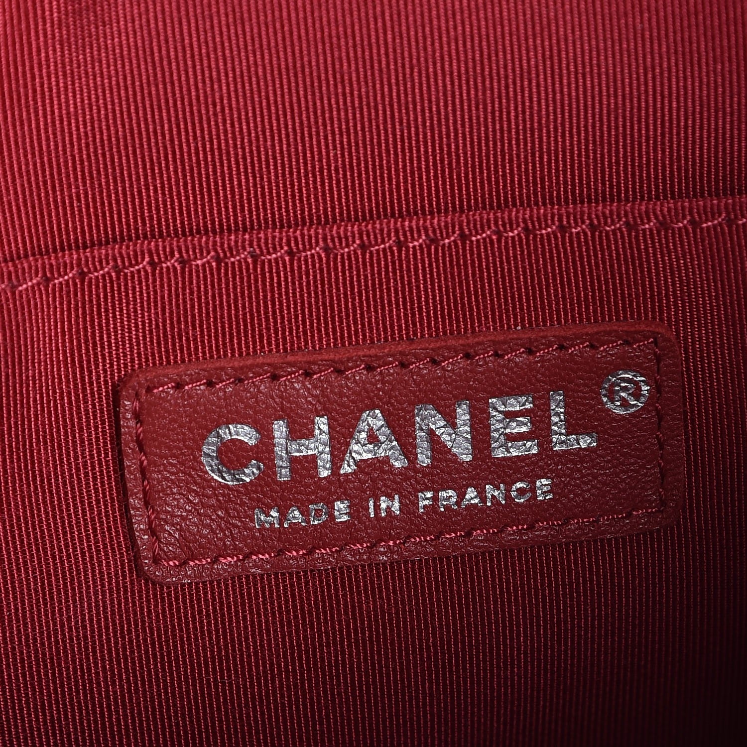 Chanel Aged Calfskin Quilted Small Gabrielle Bucket White Black 6 of 8