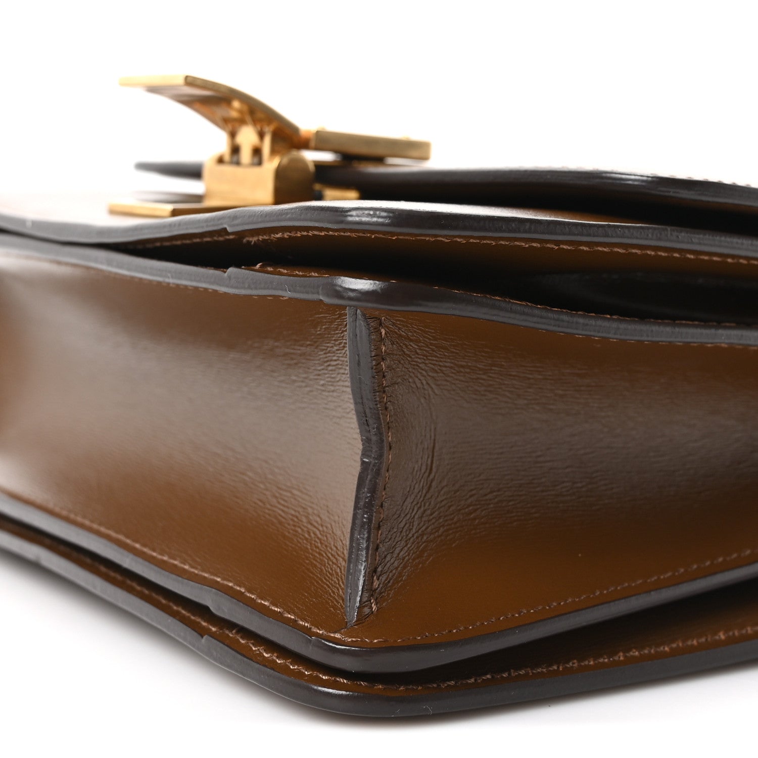 Celine Smooth Calfskin Small Classic Box Flap Bag Camel 1926314
