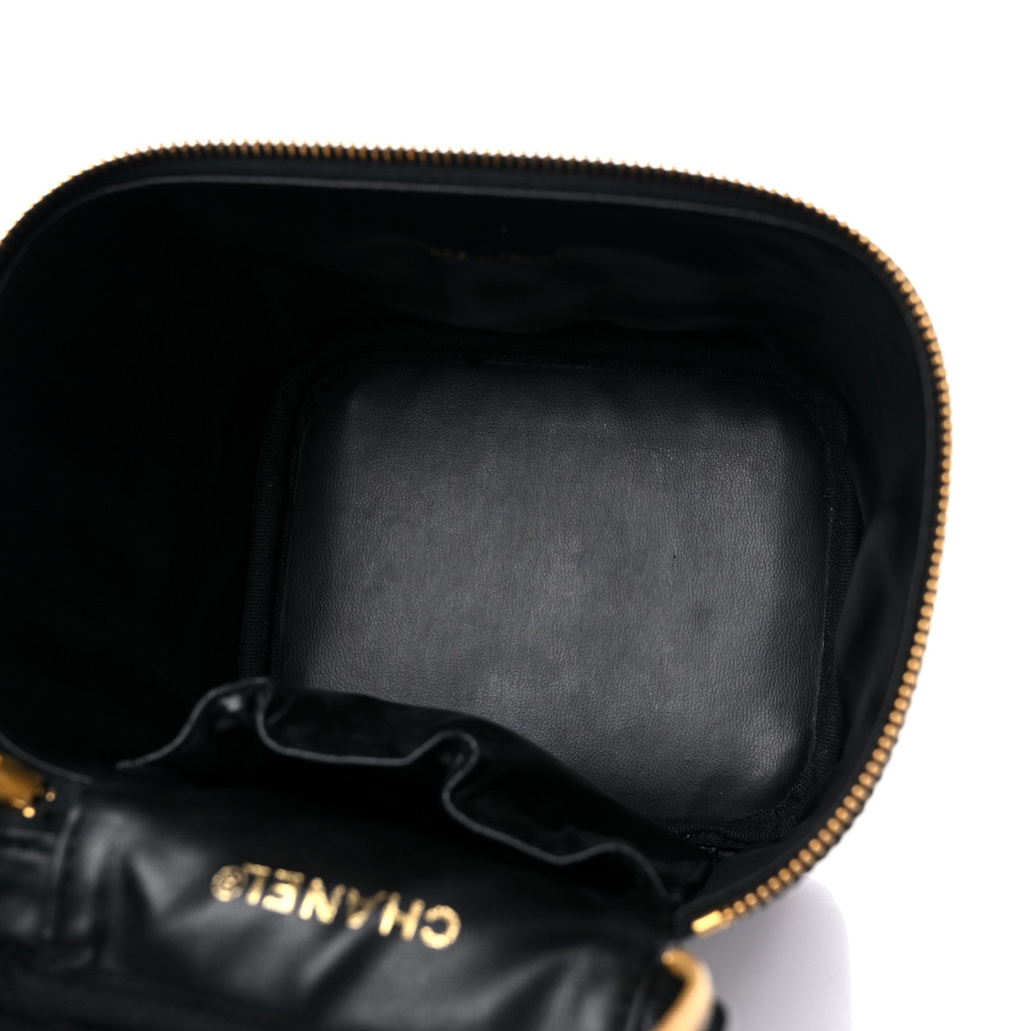 Chanel Caviar Vanity Cosmetic Case Black 5 of 11