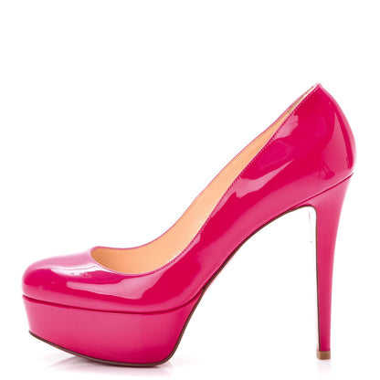 Christian Louboutin Patent Bianca 120 Pumps 37 Hot Pink 1 of 7