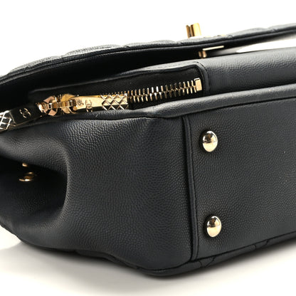 Chanel Caviar Quilted Medium Business Affinity Flap Black 9 of 10