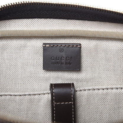 Gucci GG Supreme Monogram Briefcase Dark Brown 6 of 11