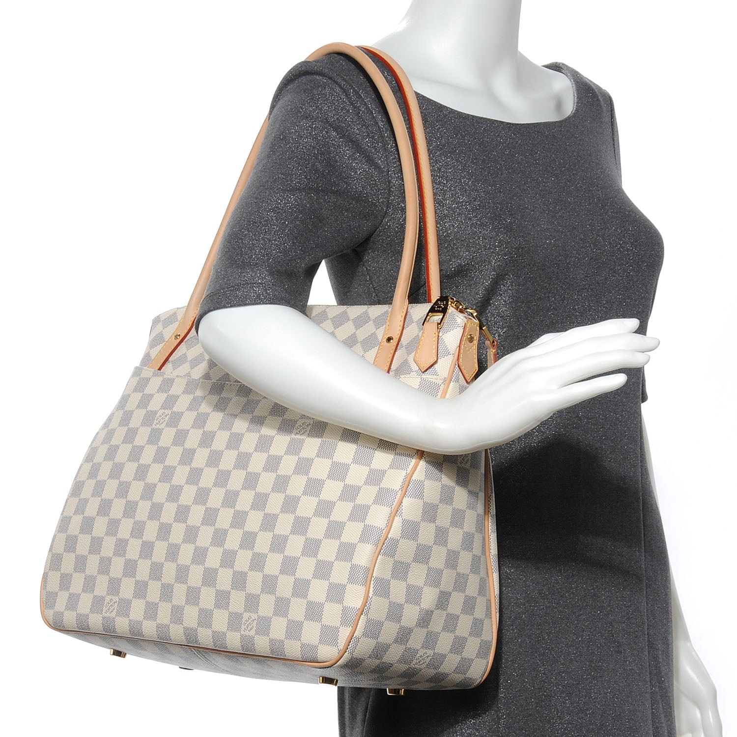 Louis Vuitton Damier Azur Figheri GM 2 of 8