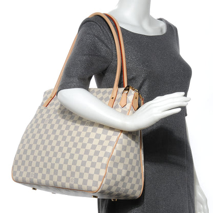 Louis Vuitton Damier Azur Figheri GM 2 of 8