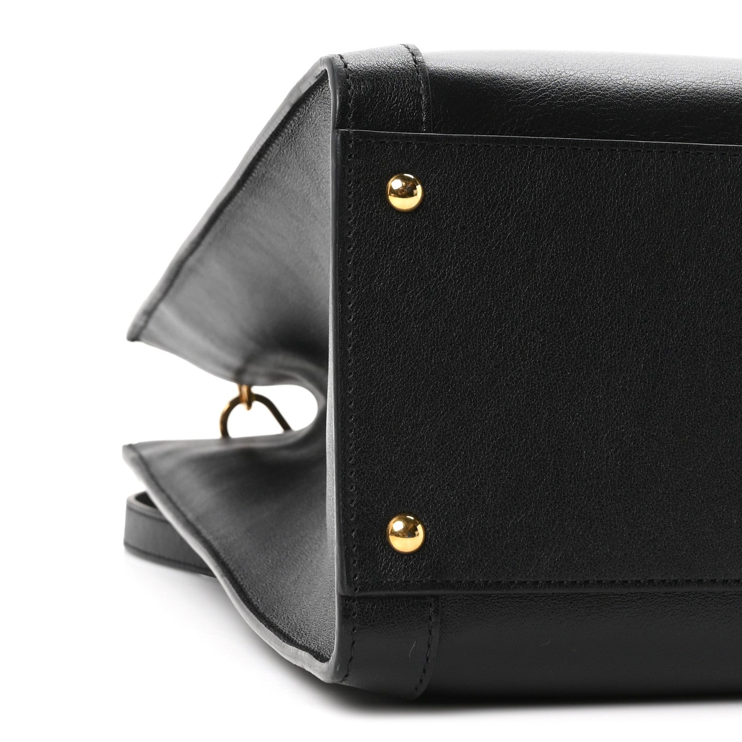 Gucci Calfskin Medium Diana Tote Bag Black Yellow Fluo 9 of 10