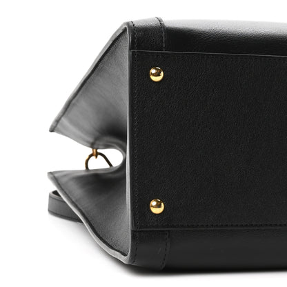 Gucci Calfskin Medium Diana Tote Bag Black Yellow Fluo 9 of 10