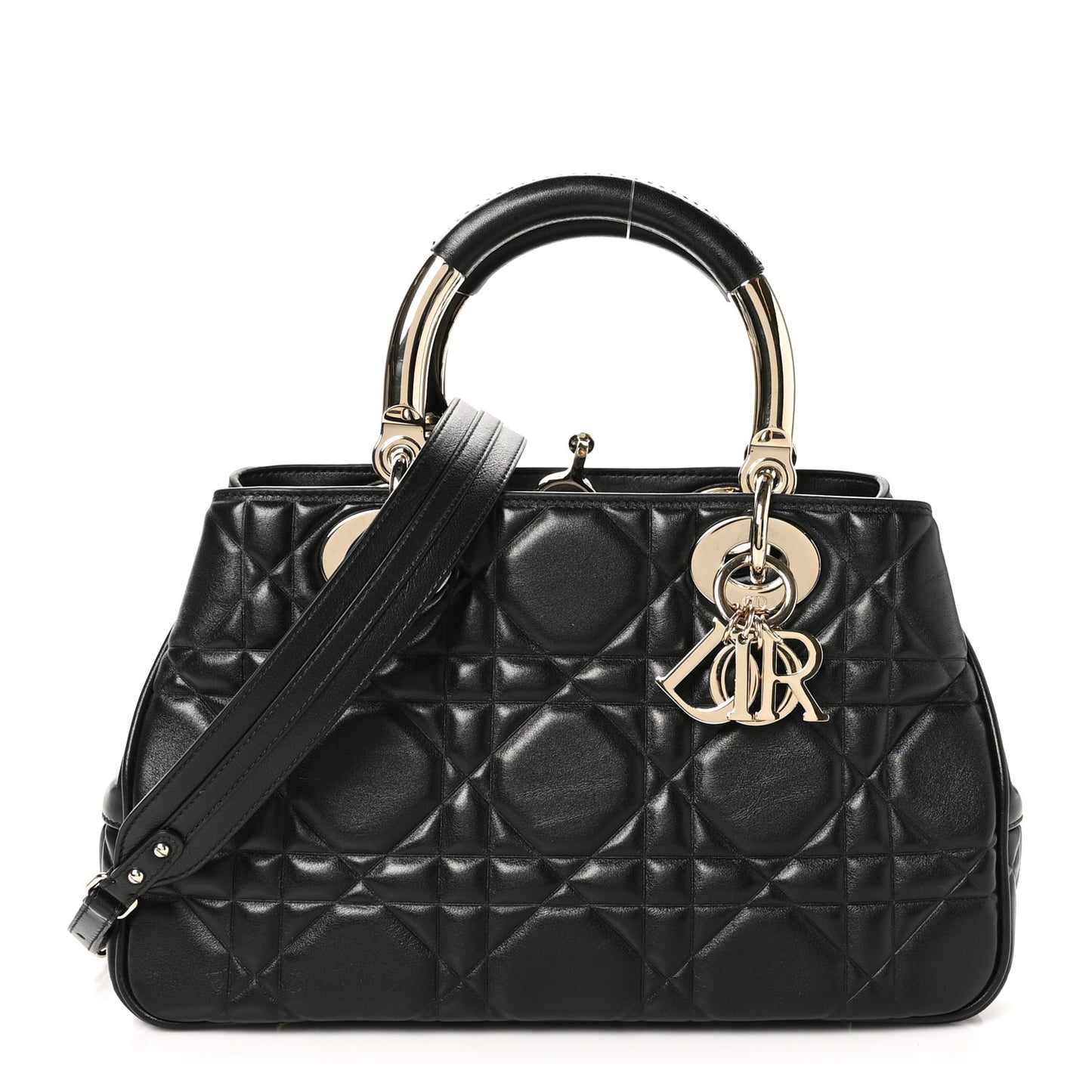 Calfskin Cannage Medium The Lady 95.22 Black