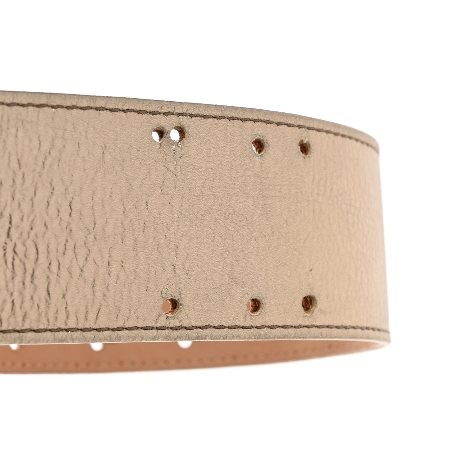 Metallic Calfskin CC Belt 95 38 Gold