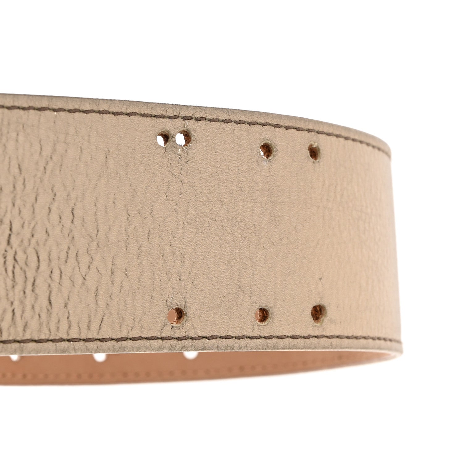 Chanel Metallic Calfskin CC Belt 95 38 Gold 7 of 8