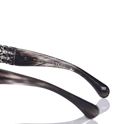 Chanel Square Chain Sunglasses 5362-Q Shaded Black 5 of 6