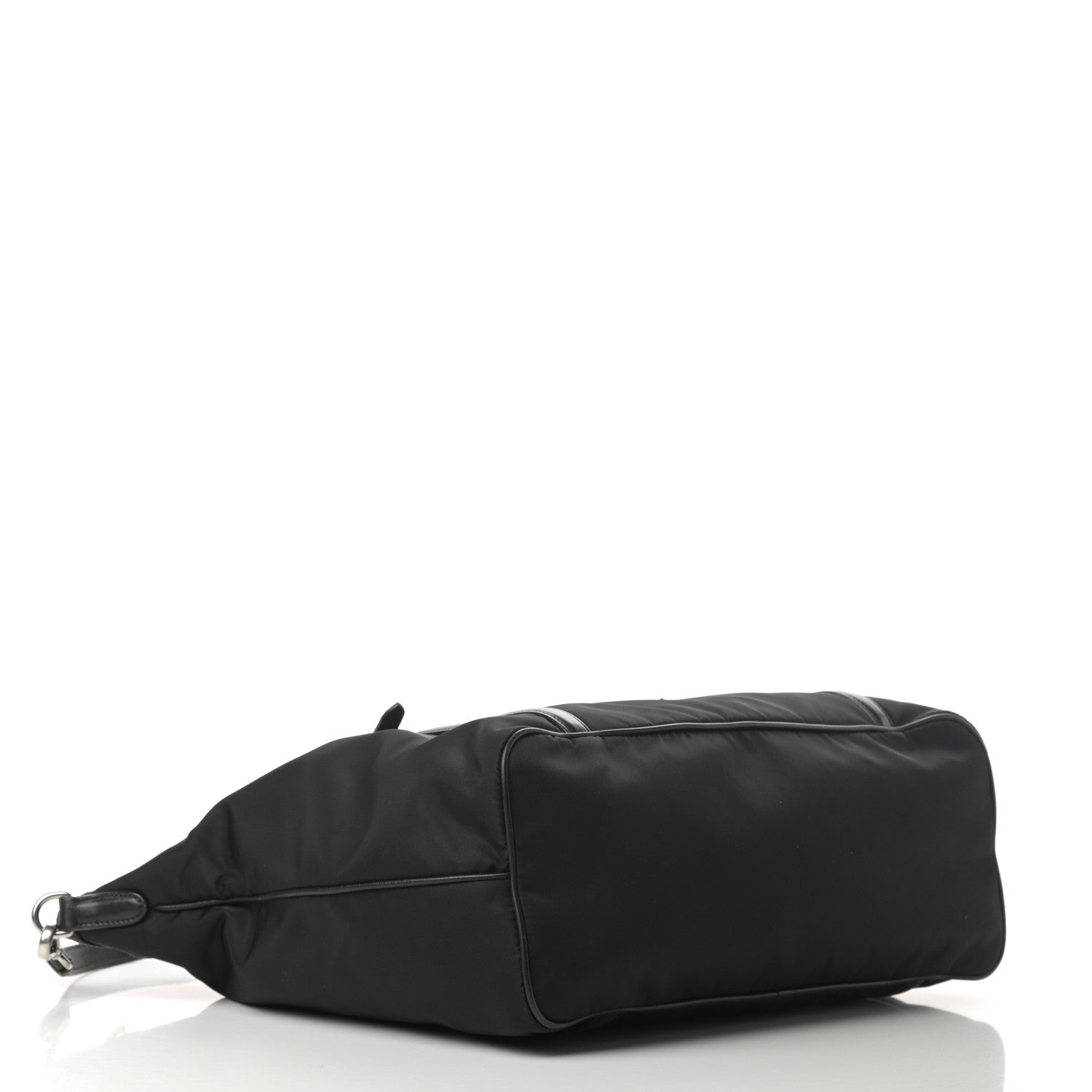 Prada Tessuto Nylon Soft Calf Tote Black 4 of 13
