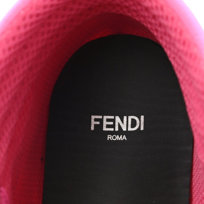 Fendi X NICKI MINAJ Lycra Macro FF Embossed Prints On High Top Sneakers 38 Pink 6 of 8