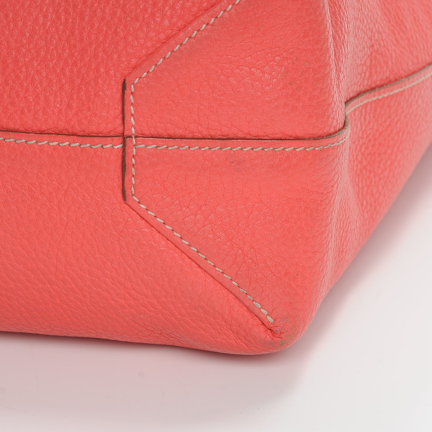 Taurillon Clemence Double Sens 36 Reversible Tote Peony Sanguine
