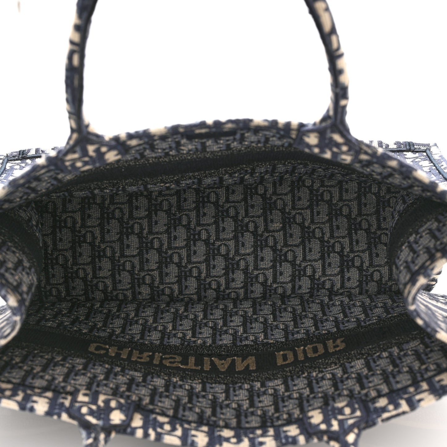 Oblique Large Book Tote Blue Multicolor