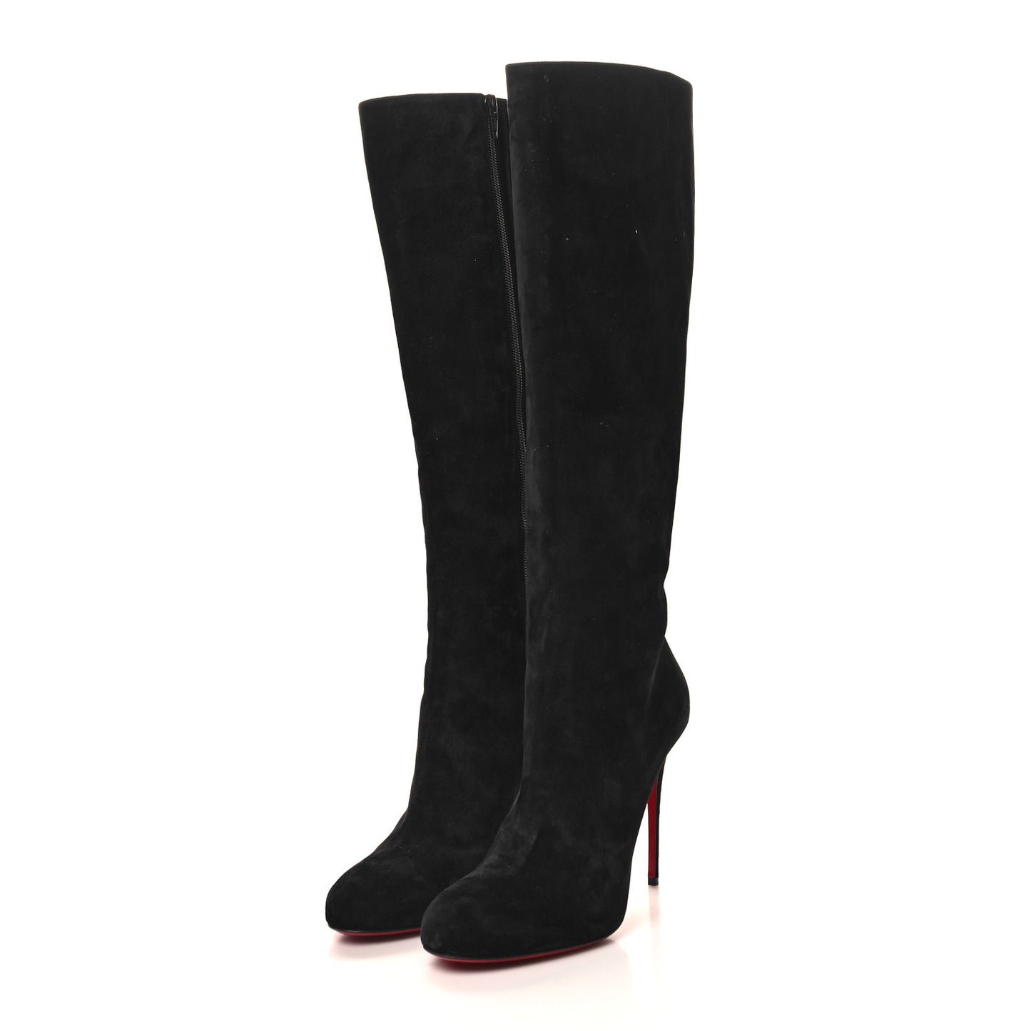 Suede Kate Botta 85 Knee-High Boots 39.5 Black