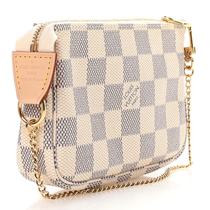Louis Vuitton Damier Azur Mini Pochette Accessories 3 of 8