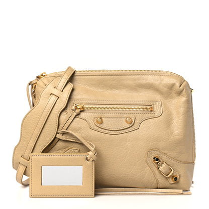 Balenciaga Agneau Classic Gold Hardware XS Reporter Crossbody Beige Sable 1 of 9