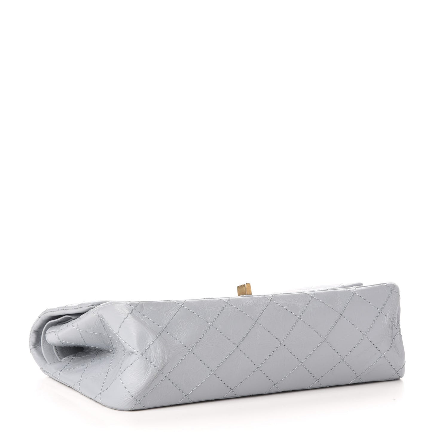 Aged Calfskin Quilted 2.55 Reissue 225 Flap Grey