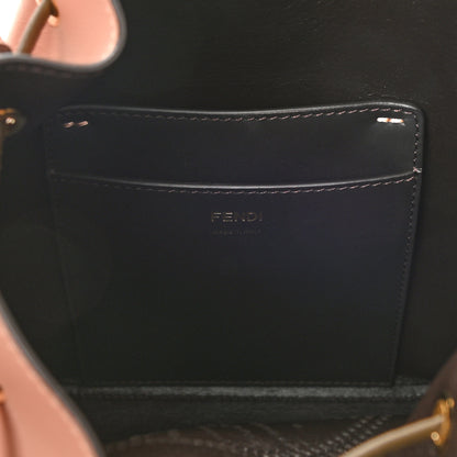 Fendi Vitello Grace F is Fendi Stamp Patch Perforated Small Mon Tresor Bucket Bag Rosa Bourbon 6 of 7