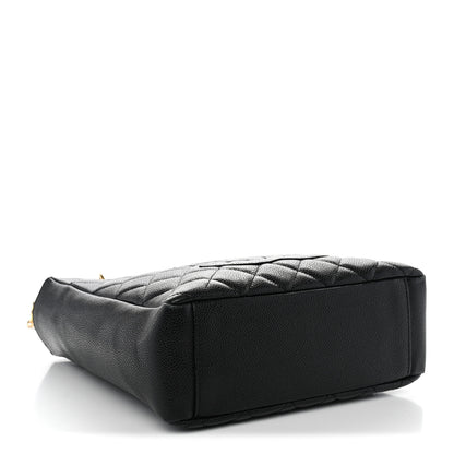 Chanel Caviar Quilted Petit Shopping Tote PST Black 4 of 11